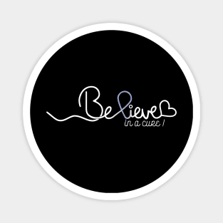 Believe- Esophageal Cancer Gifts Esophageal Cancer Awareness Magnet